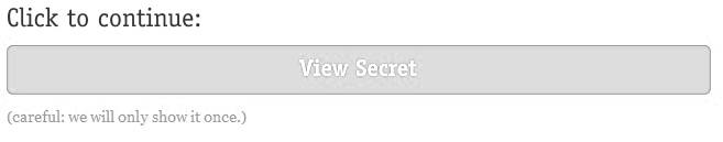 onetimesecret шифрование